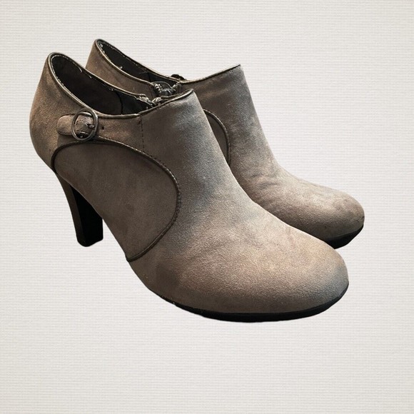sole (sense)ability Women's Gray Shooties Booties Heels Size:8.5M - Picture 2 of 6